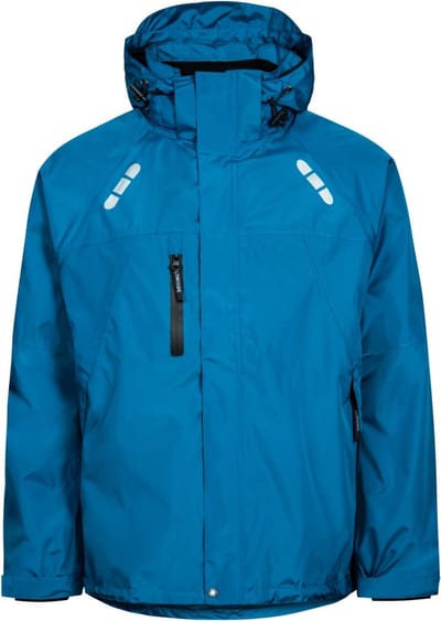 Blauwe ademende regenjas van Lyngsøe Rainwear XXL