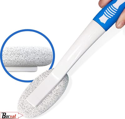 Borvat® | Toiletborstel | Puimsteen | Badkamerreiniging Met Lange Steel Vlekverwijderaar