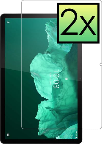 Screenprotector - 2 Stuks - Geschikt voor Lenovo Tab P11 Plus - Extra Sterk - Beschermglas - Gehard Glas - Tempered Glass - Screen Protector - Bescherm Cover