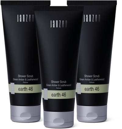 JANZEN Shower Scrub Earth 46 3-pack