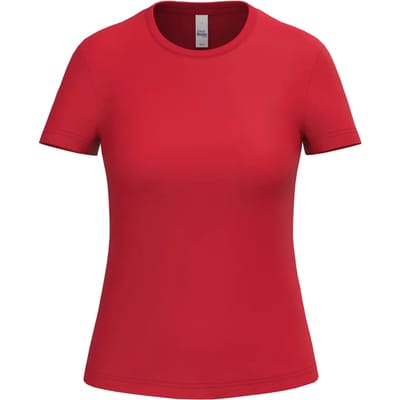 iDeal Basic Brand iDeal190 dames T-shirt IB321 - Ideal Red - XS