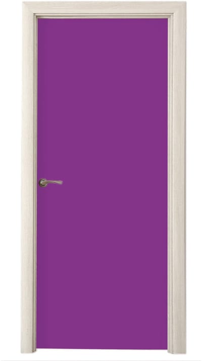 Deurposter 95x235 cm - Deursticker Paars - Kleuren - Effen - Meubelfolie zelfklevend - Deurfolie woonkamer - Interieurfolie fotobehang - Deur plakfolie - Deurstickers - Deurbehang sticker - Kamer decoratie