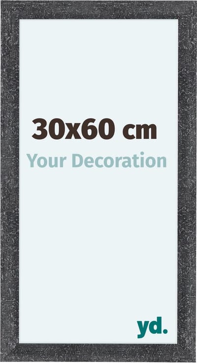 Your Decoration - Fotolijst 30x60 cm - MDF - Grijs Geveegd - Como