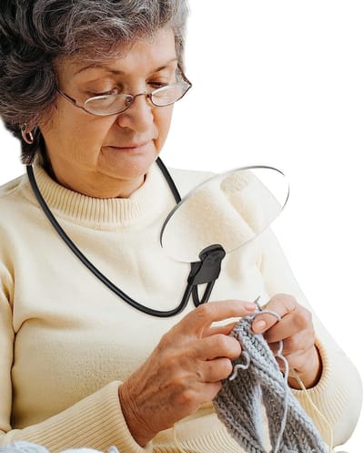 Unyqoos® Handige opvouwbare leesloep met 3x en 6x vergroting voor diverse toepassingen