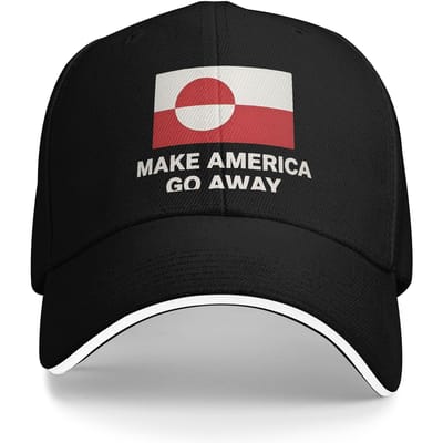 Maga Groenland Maga Chapeau Sandwich Adulte, Mode, Casquette de Baseball Chapeau Groenland Casquettes Snapback Réglables Casquette de Sport Casquettes d'Hiver One Size black