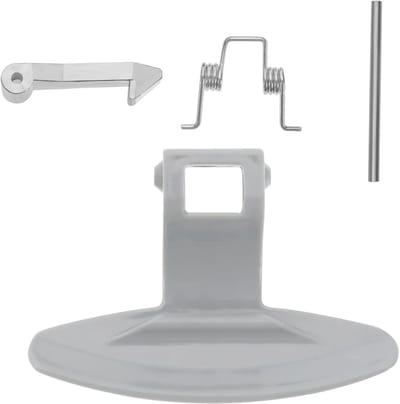 Dailygoody - Deurhaak Deurklink Set - Wasmachine-accessoires - Grijs - Bout en Veer - Compatibel met LG - Geschikt voor Trommelwasmachine