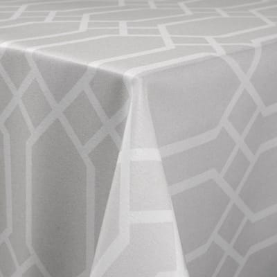 Unyqoos ® Water- en Vlekbestendige Tafelkleed voor Binnen en Buiten - Rond 140 cm Grijs