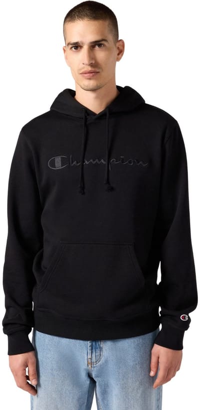 Champion Hooded Sweatshirt Heren Zwart - Maat M