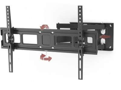 Hama tv beugel - Draai, kantelbaar en uittrekbaar - 32" - 84" - max 50kg - VESA 600x400