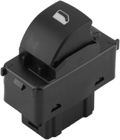 Schakelaar Ruitbediening - Raam Schakelaar - Auto Reparatie - Hoge Precisie - 4.8 x 4.3 cm - Zwart