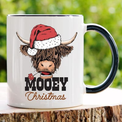 Mooey CHRISTMAS | Mok met tekst | Grappige mok | Verjaardag cadeau | Cadeau voor man | Cadeau voor vrouw | Cadeau voor haar | Cadeau voor hem | Grappige cadeau | Thee glazen | Valentijn cadeautjes | Koffiekopjes