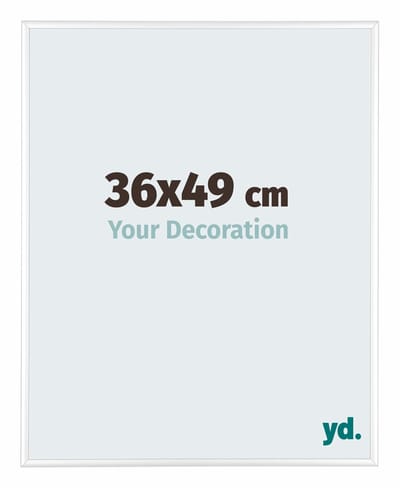 Your Decoration - Puzzellijst 36x49 cm - Wit Hoogglans - Puzzellijst 500-1000 stukjes - Aluminium Fotolijst - Kent