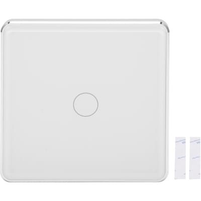 Slimme Lichtschakelaar 1?Way Draadloze Touchpaneel Afstandsbediening met Timerfunctie voor Tuya Zigbee white