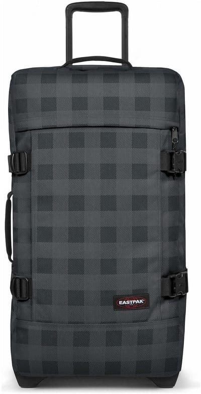 Eastpak Tranverz 2 wielen Trolley 67 cm - Zachte bagage - TSA slot - checker grey