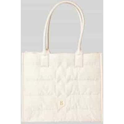 Handtas met labeldetail, model 'wallis'