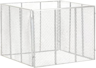 Compostbak Tuin 100x100x77 cm - Verzinkt Staal voor Tuinafval