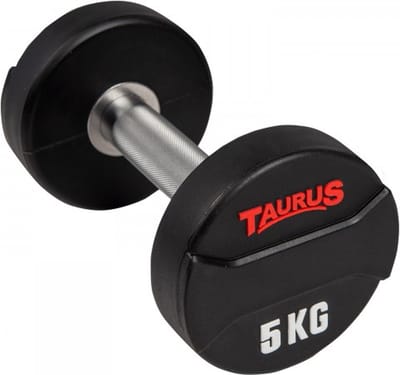 Taurus Dumbbells 2.5kg - Professionele Kwaliteit met CPU Coating – Slijtvast en Geurloos – Verkrijgbaar van 2,5 kg tot 50 kg – Verchroomde Grip en Beschermende Polyurethaan Laag