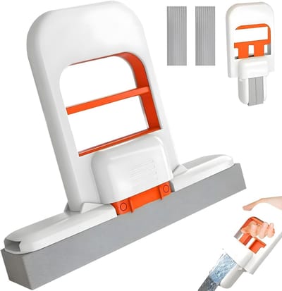 Vouwbare Mini Mop voor Desktop, Handwasbare Schoonmaakmop, Ideaal voor Keuken en Tafel, Effectieve Duster en Reinigingstool