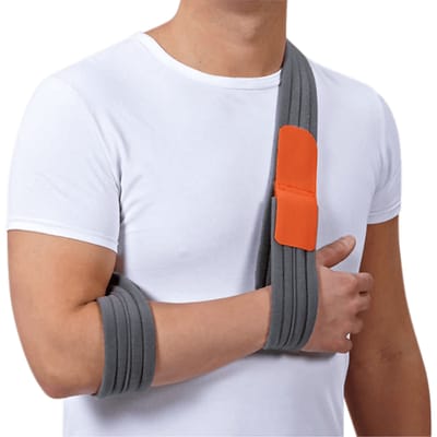 Matchu Sports - Mitella Arm Sling - Zacht materiaal - Mitella Schouder - Verstelbaar - Universeel - Maat: One size