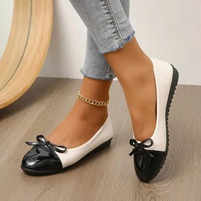 Strikontwerp Dames Flats Lente Damesschoenen Ondiepe Mond Loafers Designer Oxford Schoenen Nieuwe Mode Casual Ballet Zachte Zool Schoenen 38 brown