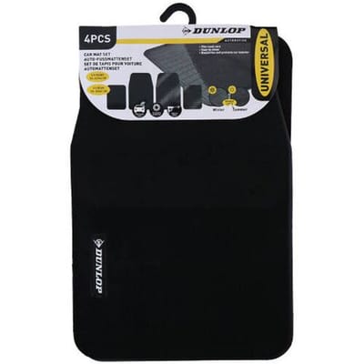 Dunlop Auto-interieurset - 4-delige dubbelzijdige, blauw