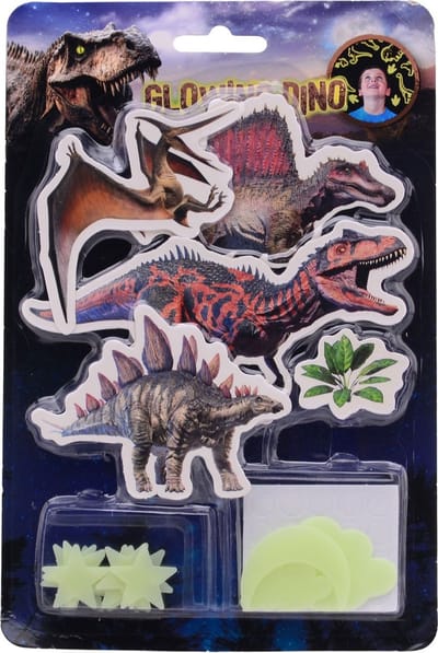 Glow in the Dark Stickers Dinosaurus - Jongens Kamer - Nachtstickers Dino - Niet meer Bang in het Donker - Kinderkamer Decoratie - Sterrenhemel - Lichtgevende Muurstickers - Kindercadeautje - Kinderkamer Decoratie - Dinosaurus