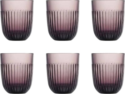 La Rochere - Oussant Aubergine Tumbler 29CL SET6 D8XH9,5CM