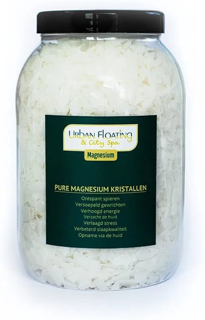 Pure Magnesium Kristallen 2KG – Hooggedoseerd (47%) – Premium Magnesium Vlokken voor Ligbad & Voetenbad – Spierontspanning & Huidherstel