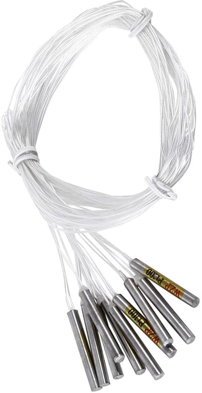 Waterdichte Temperatuursensor Set - 10 Stuks, Roestvrij Staal, Temperatuursensor voor -20 ℃ tot 450 ℃
