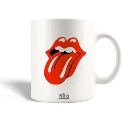 Mug en Céramique French Kiss 74 Pop Rock Band KISS logo Rouge