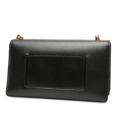 Tweedehands Kleine Leren Tas Ketting Flap