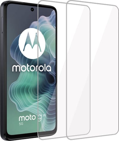 2x Geschikt voor Motorola Moto G35 - Screenprotector - Beschermglas - GuardCover