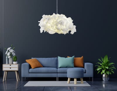 Asir - Kroonluchter - Wit - 60 x 45 x 80 cm