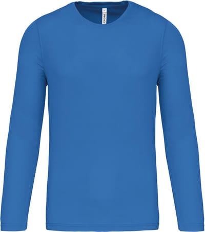 PROACT® Herensportshirt Lange Mouwen PA443 - Aqua Blue - XXL