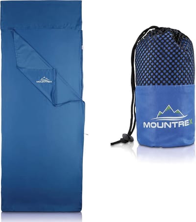 Zomerse Slaapzak 220 x 90 cm - Ideaal voor Binnen en Buiten - Opvouwbare en Zachte Slaapzak