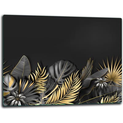 TMK ArtDeko - Snijplank - 52x40 cm - Bloemen - Veiligheid Hoeken