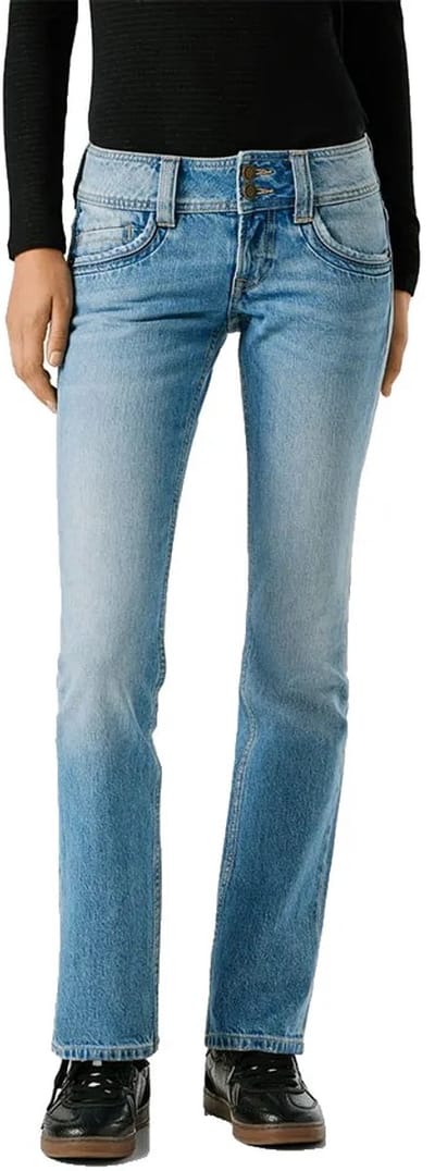 Pepe Jeans Slim Mid Waist Iconic Gen Spijkerbroek Blauw 25 / 32 Vrouw