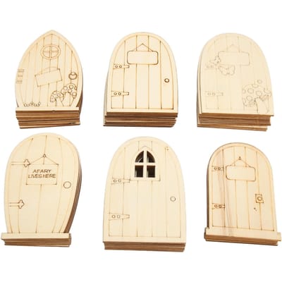 60 pièces Ornements en bois inachevés à faire soi-même Motif dessin animé Bois de buis Ornements en bois peints à la main pour beige