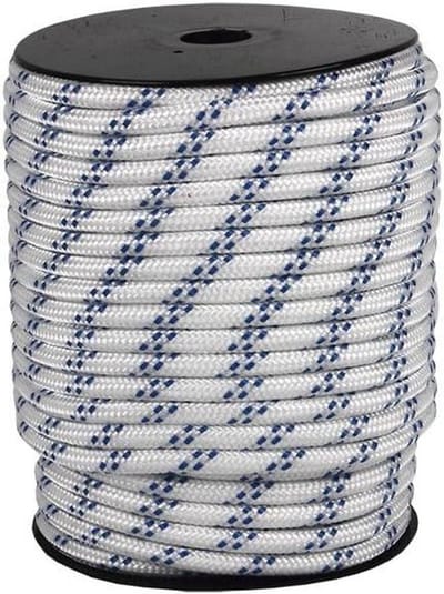 Gevlochten Touw - Polypropyleen Koord - Bevestigen en Zekeren - Hoge Breuksterkte - 12mm x 50m - Wit