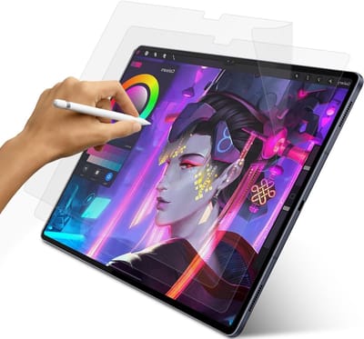 Dailygoody - Papieren beschermfolie - Displayfolie voor tekenen - Matte papierfolie - 14,6 inch - Geschikt voor Samsung Galaxy Tab - 2 stuks