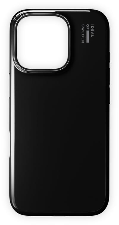 iDeal of Sweden Slim Case MagSafe geschikt voor iPhone 16 Pro Glossy Black - Zwart