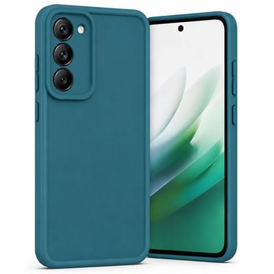 Geschikt voor Xiaomi Redmi 15 5G / 4G Hoesje - Siliconen Matte Back Cover - Petrol Blauw