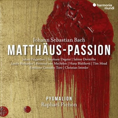 Pygmalion, Raphaël Pichon - J.S. Bach: Matthäus-Passion (3 CD)