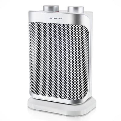 Emerio Ventilator Kachel - 15 m² - IP21 - PTC Verwarmingselement - 2 Temperatuurinstellingen - Regelbare Thermostaat - Oscillerend - Ventilatiefunctie - Omvalbeveiliging - Indicatielampje - FH-110691.4