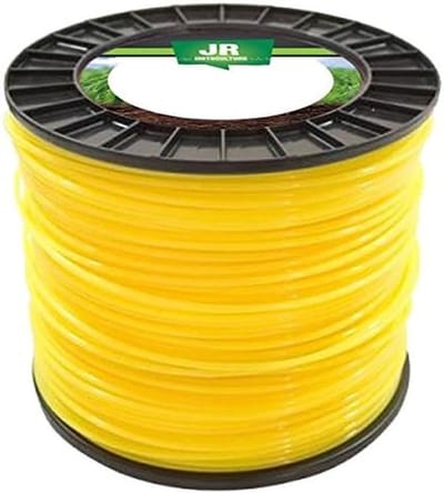 Nylondraad Trimmerdraad - Grastrimmer Touw - Onkruid Verwijderen - Duurzaam Nylon Materiaal - 1.2 mm 215 m - Geel