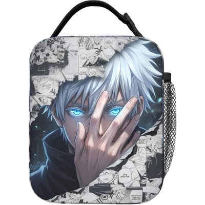 Satoru Gojo Lunchtas Voor Vrouwen Print Picknick Lunchbox Mode Handige Oxford Koeltas One Size