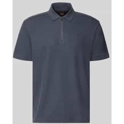 Regular fit poloshirt van 100% katoen model 'Pe_RibNylon'