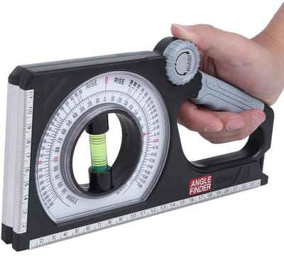 Dailygoods- Hellingshoekmeter Digitaal - Dual-Scale - Magnetische Gradenboog - Helling Meetinstrument - Nauwkeurige Afstelling - Kunststof Materiaal - Inclinometer