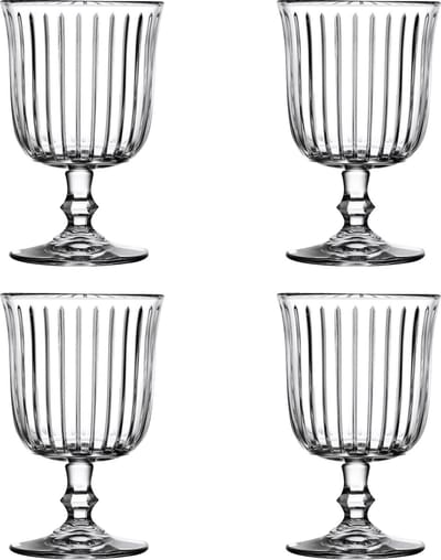 Pasabahce Joy Wijnglazen Set – 4 Delig – 260 ml – Transparant Glas – Rode & Witte Wijn – Vaatwasserbestendig