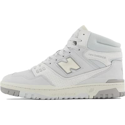 New Balance 650R Licht Aluminium Regenwolk Unisex Sneakers Wit Marmerhoofd BB650RGG 40.5 gray